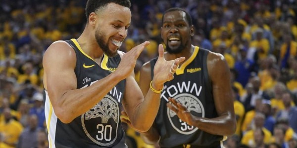 库里:如果19年杜兰特没受伤 他可以获得第三个FMVP