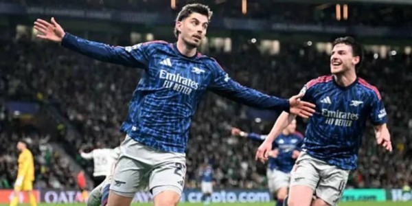 梦回欧冠决赛！哈弗茨替补登场20分钟一击致胜，柔和停球让哲凯赖什汗颜